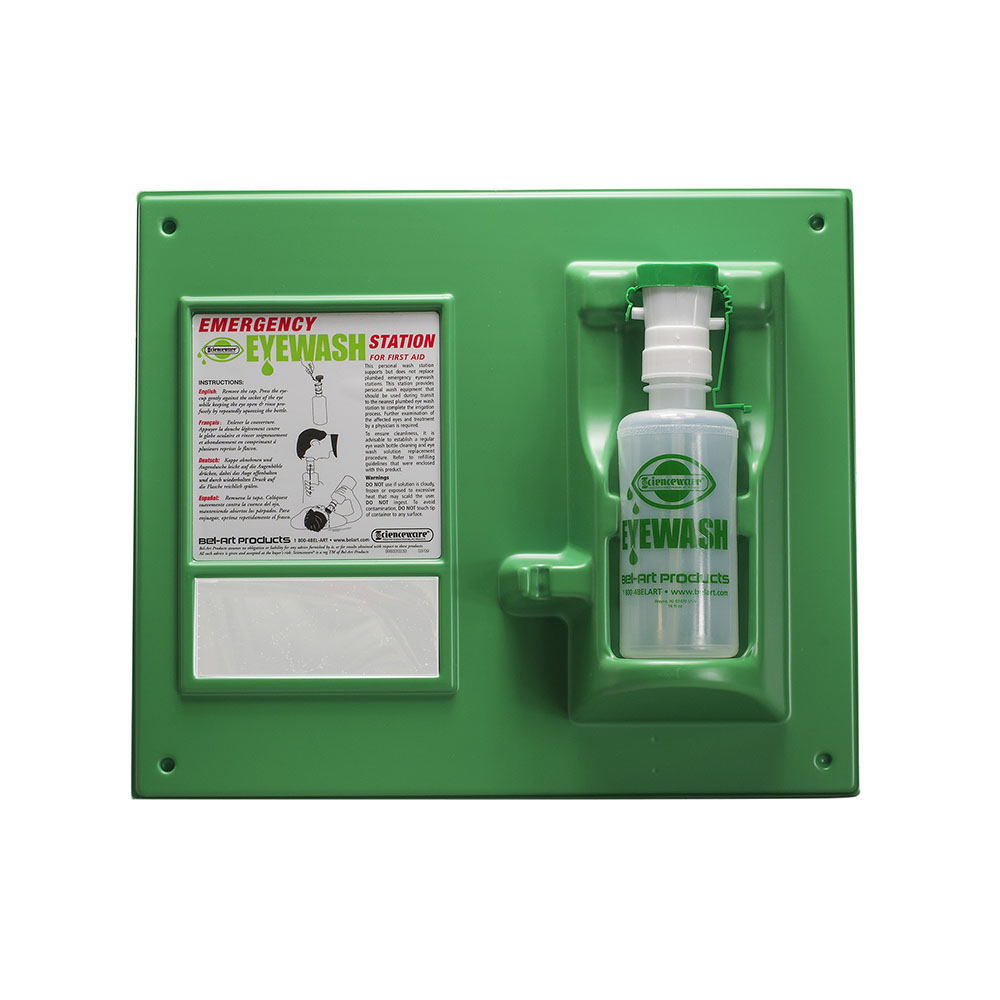 Bel Art Emergency Eye Wash Safety Station 1 Bottle 500ML Lab 